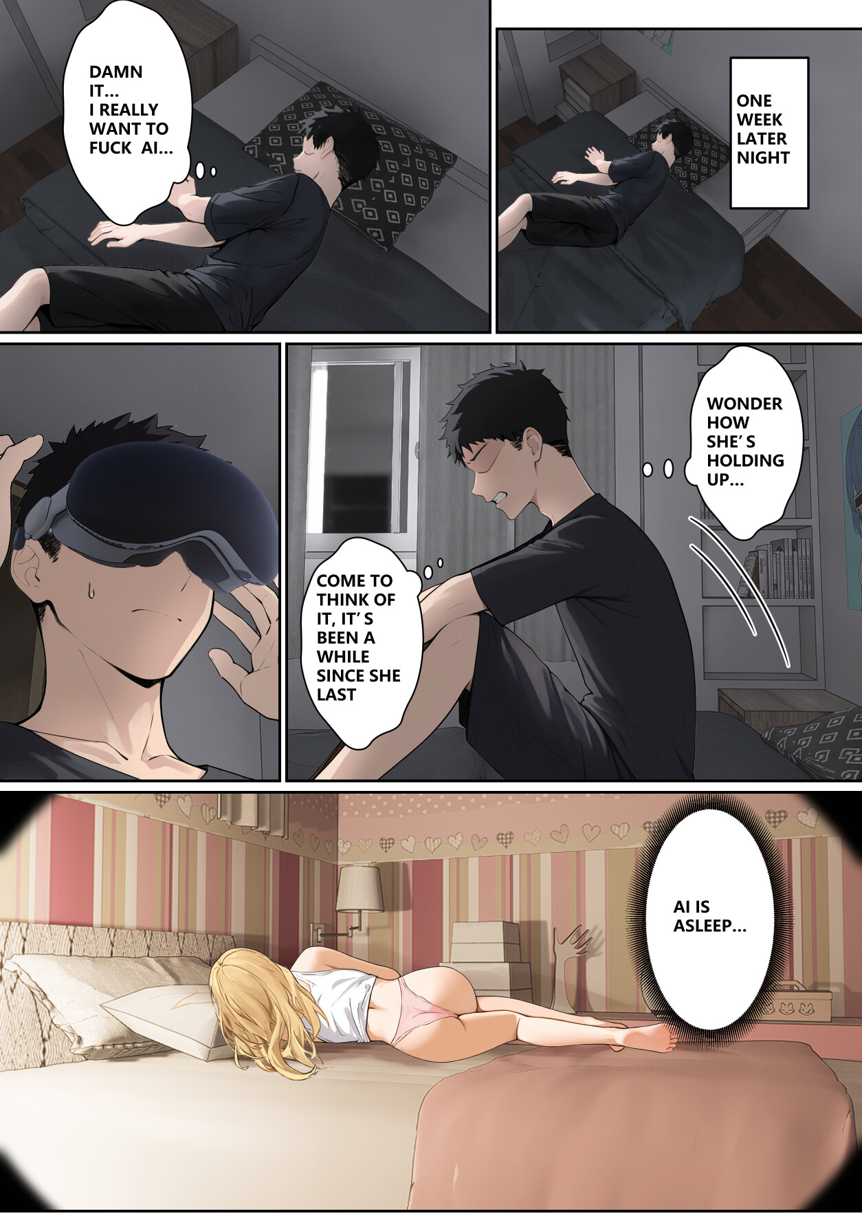 Hentai Manga Comic-My AR glasses can see various stats about my foster sister?!-Read-197